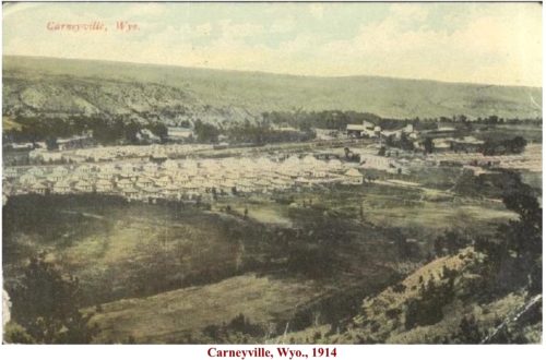 Carneyville, Wyoming circa 1914